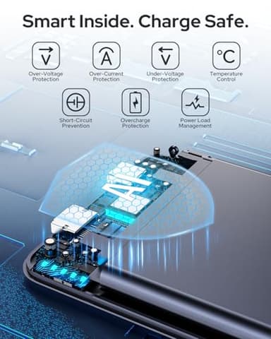 for Magsafe Portable Charger Power Bank,5000mAh Slim Wireless Magnetic Power Bank with USB C Fast Charging,Travel Essential for Magsafe Battery Pack Compatible with iPhone 17/16/15/14/13/12 Series - Image 6