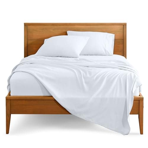 Bare Home Queen Sheet Set - Luxury 1800 Ultra-Soft Microfiber Queen Bed Sheets - Double Brushed - Deep Pockets - Easy Fit - 4 Piece Set - Bedding Sheets & Pillowcases (Queen, White) - Image 1