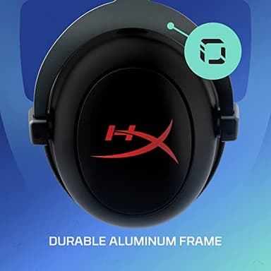 HyperX Cloud II Core Wireless - Gaming Headset for PC, DTS Headphone:X Spatial Audio, Memory Foam Ear Pads, Black - Image 7