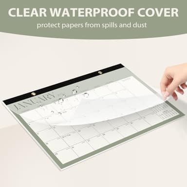 Desk Calendar 2025-2026, Runs Until December 2026 - Large Size 17" x 12" Desktop/Wall Monthly Calendar with To Do List, Personal Desk Calendar Planner for Home, School, Office - Image 5