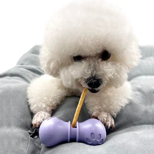BoniVet Bully Stick Holder for Dogs, Chew Holder, Prevent Choking Safety Device (Purple, Small) - Image 1