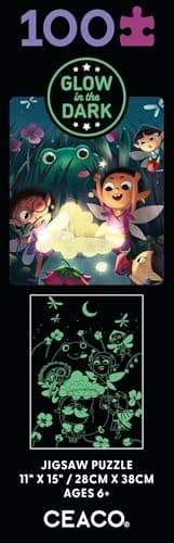 Ceaco - Glow in The Dark - Fireside Fairies - 100 Piece Jigsaw Puzzle - Image 8