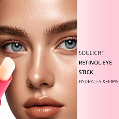Soulight Retinol Eye Stick, Anti-Aging Eye Cream, Skincare for Wrinkles, Dark Circles, Puffiness - Retinol Eye Balm Moisturizes, Softens& Nourish Skin (Vanilla) - Image 5