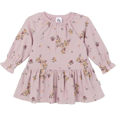 Gerber Baby Girls' Long-Sleeve Dress, Floral - Image 1