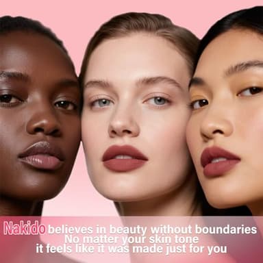 nakido Lip Stain - Lip Stain Peel Off | Waterproof, Transfer-Resistant, Smudge-Proof | Precise Application, One-Peel Finish | Long Lasting Lip Liner Stain for All-Day Color Hold（Coral Pink） - Image 4