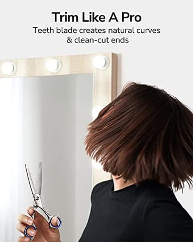 Hair Thinning Scissors ULG Professional Barber’s Texturizing Teeth Shears for Hairdressing, Salon and Home Use Thinning Shears for Hair Cutting, Made of Japanese Stainless Steel, 6.5 inch - Image 5