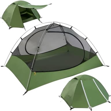 Clostnature Polaris Lightweight Backpacking Tent - 3 Person Ultralight Waterproof Camping Tent, 3 Season Large Size Easy Setup Tent for Family, Outdoor, Hiking and Mountaineering - Image 1