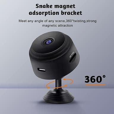 Piegricdiat Spy Camera Hidden Camera,Nanny Cam Hidden Cameras,Micro Cameras Spy Wireless for Home,App Control with Motion Detection and Night Vision - Image 6