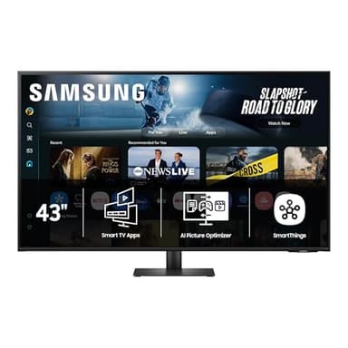 Samsung 43” Smart Monitor M7 (M70F) 4K UHD Display, Samsung Vision AI, Smart TV Apps, Gaming Hub, USB-C, HDMI and USB-A, Black, LS43FM702UNXZA, 2025 - Image 1