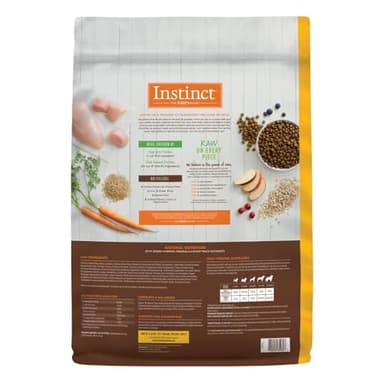 Instinct Be Natural, Natural Dry Dog Food, Raw Coated Kibble - Real Chicken & Brown Rice, 25 lb. Bag - Image 2