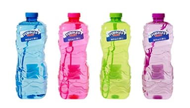 BUBBLES by Little Kids Fubbles | 64oz Non Toxic Bubble Solution Refill for kids | bubble wand included, colors may vary, (12301E) - Image 2