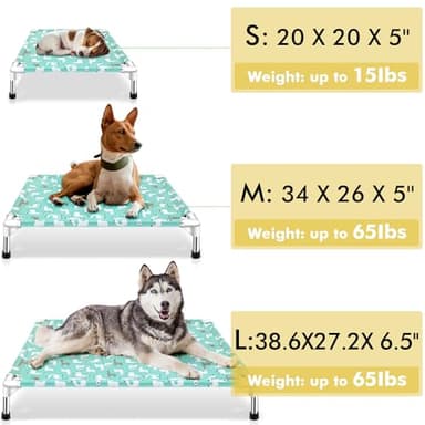 Elevated Dog Bed Pet cot for Large Dogs, Indoor and Outdoor Use for Large Pets - Image 7