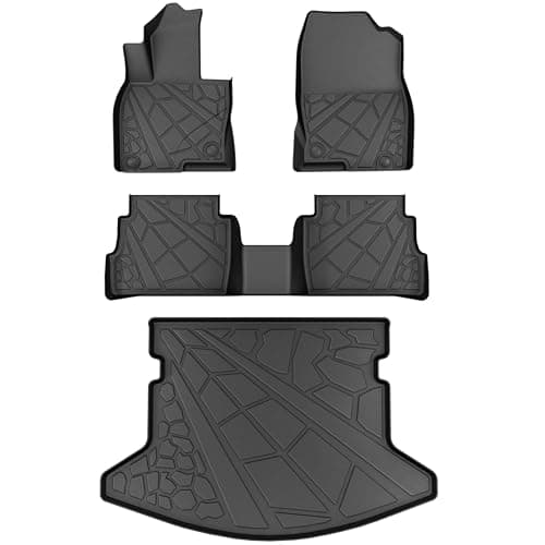 KARPAL Floor Mats Fit for Mazda CX5 2017-2025, All Weather TPE Guard Accessories Anti-Slip Car Mats, 1st & 2nd Row with Cargo Liner - Image 1