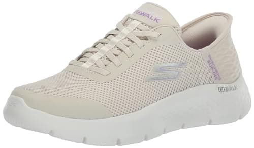 Skechers Women's Go Walk Flex Hands Free Slip-Ins - Grand Entry Sneaker, Off White, 8 Wide US - Image 1