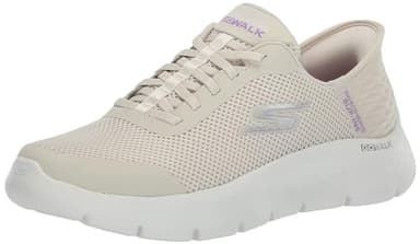 Skechers Women's Go Walk Flex Hands Free Slip-Ins - Grand Entry Sneaker, Off White, 8 Wide US - Image 1