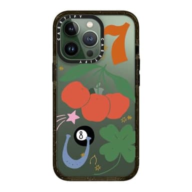 CASETiFY iPhone 13 Pro Case Impact Shockproof - Lucky - Clear Black - Image 3