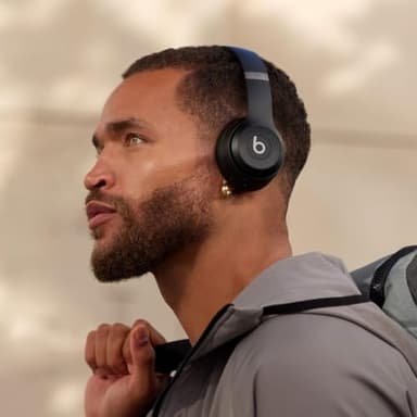 Beats Solo 4 - Wireless Bluetooth On-Ear Headphones, Apple & Android Compatible, Up to 50 Hours of Battery Life - Matte Black (Renewed) - Image 4