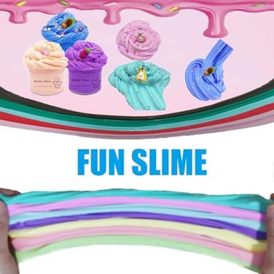 54 Pack Butter Slime Toy kit, Super Soft and Non-Sticky,Very Suitable Birthday Gifts for Boys and Gir,Party Favors,Stress Relief Toys,Easter Filling Stuffers. - Image 4