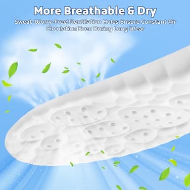 StepTastic Insoles for Men and Women, 4D Cloud Shoe Inserts for Pain Relief, Trimmable Memory Foam Insoles for Long Standing & Hiking, Cushioning Insoles to Enhance Comfort (Black, M 5-6.5/W 7-8.5) - Image 3