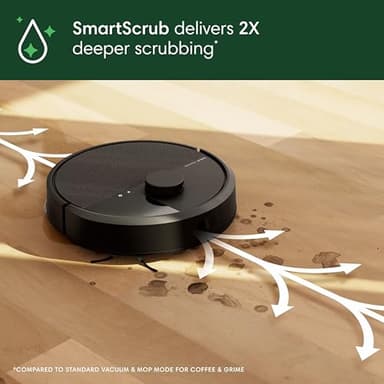 iRobot Roomba Plus 405 (G181) 2in1 Vacuum & Mop Robot with AutoWash Dock - Dual Spinning Mop Pads, Smart & Fast Mapping, Ideal for Pet Hair, Self-empties 75 days, Intense Suction, Pad Washing & Drying - Image 5