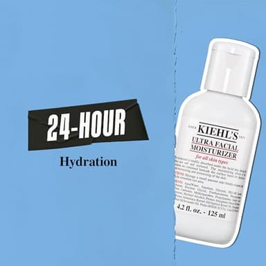 Kiehl's Ultra Facial Moisturizer, for Easy Daily Hydration, Infused with Squalane and Glycerin, Replenishes Moisture Barrier and Softens Skin, Suitable for All Skin Types, Fragrance-Free - 8.4 fl oz - Image 4