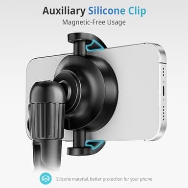 UBeesize 62'' Magnetic Selfie Stick Phone Tripod with Wireless Remote, Extendable Cell Phone Tripod Stand, Compatible with MagSafe, Cellphone Tripod for iPhone 17 16 15 14 13 12 and Android Phones - Image 4