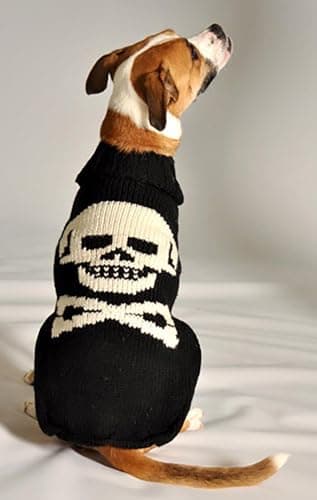 Chilly Dog Black Skull Sweater (X-Large) - Image 3