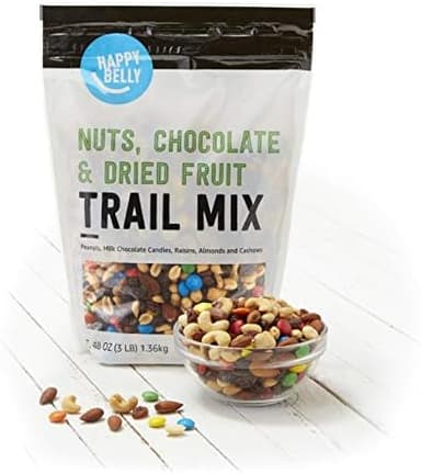 Amazon Brand - Happy Belly Nuts, Chocolate & Dried Fruit, Trail Mix, 3 pound (Pack of 1 - Image 5
