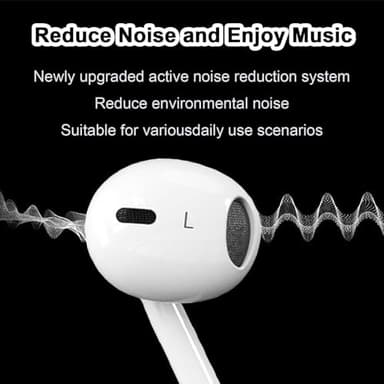 2 Packs USB C Headphones for iPhone 16/15 Phone Earbuds with Microphone & Volume Control HiFi Stereo Type C Earphones for Galaxy S23/S22/S21/S20/Ultra Note 10/20, for Pixel 7/6/6a/5/4,for OnePlus 9 8 - Image 3