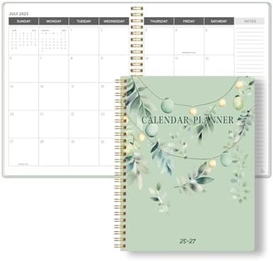 2025-2027 Monthly Planner, 2025 Calendar 24 Months Planner, JULY 2025 - JUNE 2027, 8.5" x 11", 2025 Academic Calendar Hard PVC Cover with Spiral Bound, Perfect for School & Office for Women & Men - Image 3