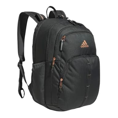 adidas Prime Backpack for Work, Travel Bag for Women and Men with Padded Compartment for Laptop, Carbon Grey/Rose Gold/2, One Size - Image 1