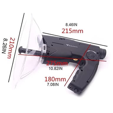 Parabolic Microphone Monoculars - Listening Device for Spying - 8 Magnification Monocular Sound Amplifier - 300 Feet Birds Listening - Image 7