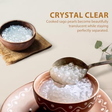 Soeos Lychee Flavored Coconut Jelly Strips, 2.2 lbs (1 Kg), Lychee Jelly for Boba Tea, Sweet and Chewy Tropical Snack, Perfect Topping for Ice Cream, Desserts - Image 5