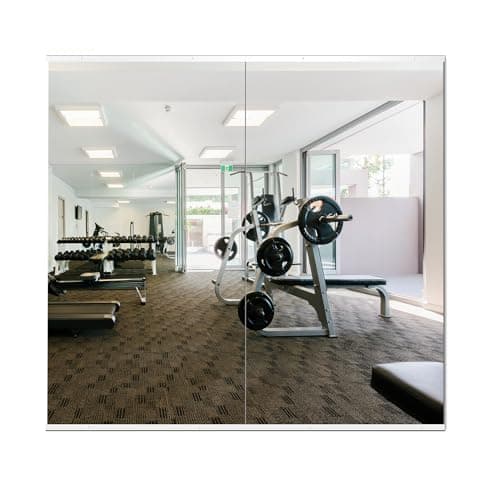 Delma Home Gym Mirror,54''x30''x2PCS,Large Full Body Tempered Glass Frameless, Wall-Mounted for Gym, Yoga, Garage, Bedroom, Bathroom - Image 1