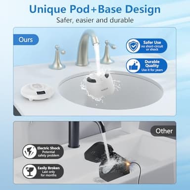 2025 Ultrasonic Retainer Cleaner for Dentures & Aligner, Durable Removable Base and Top Cover, Denture Cleaner Machine with 4 Modes for Mouth Guards, Jewelry, Rings, etc (White) - Image 3