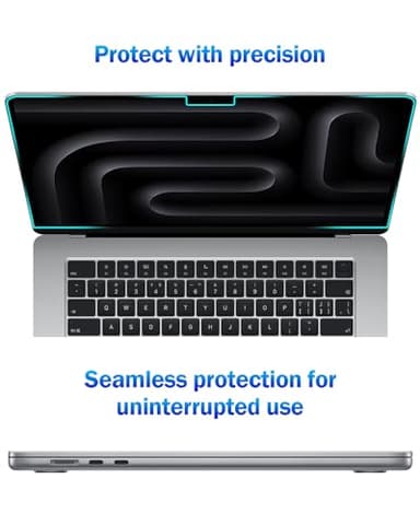 F FORITO 2-Pack Anti Blue Light Matte Laptop Screen Protector Compatible with 2025-2021 MacBook Pro 14 inch M5 M4 M3 M2 M1 Pro Max Chip, Eye Protection Anti Glare Computer Screen Cover - Image 6