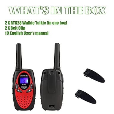 Retevis RT628 Walkie Talkies for Kids,Toys Gifts for 6-12 Years Old Boys Girls,Long Range 2 Way Radio 22CH VOX,Birthday Gift,Family Walkie Talkie for Camping Hiking Indoor Outdoor - Image 9