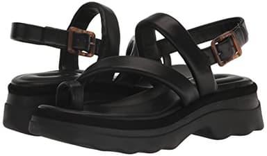 Vince Womens Santa Cruz Platform Sandal Black Leather 8 M - Image 7