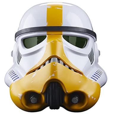 STAR WARS The Black Series The Mandalorian Artillery Stormtrooper Premium Electronic Helmet - Image 1