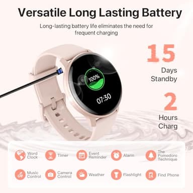 DIVElink Smart Watch(Answer/Make Call)2025 Smart Watches for Men Women 100+Sports Mode Fitness Tracker with Heart Rate/Sleep Monitor/Pedometer/Calories IP68 Waterproof Activity Tracker for Android/iOS - Image 5