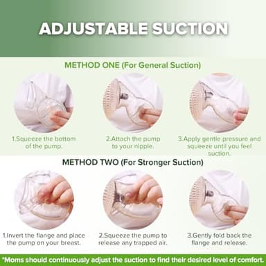 haakaa Manual Breast Pump for Breastfeeding, Silicone, Clear 4oz/100ml - Image 4