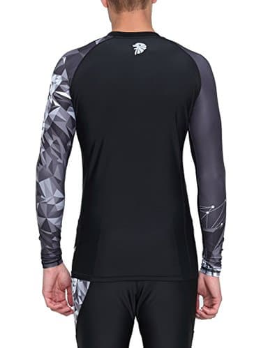 HUGE SPORTS Wildling Series UV Protection Quick Dry Compression Rash Guard (Lion,L) - Image 7