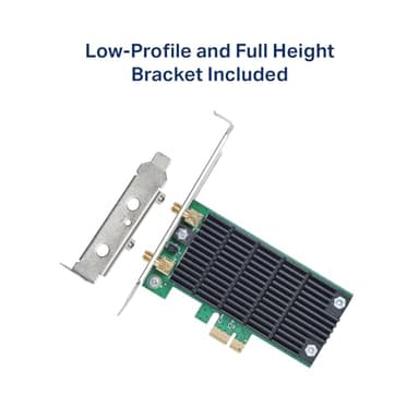 TP-Link AC1200 PCIe WiFi Card(Archer T4E)- 2.4G/5G Dual Band Wireless PCI Express Adapter, Low Profile, Long Range Beamforming, Heat Sink Technology, Supports Windows 11/10/8.1/8/7/XP - Image 6