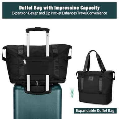 WireHot 20 inch Small Carry On Luggage Front Open with Laptop Pocket, ABS+PC Hard Shell Suitcase with Spinner Wheels TSA Lock & YKK Zipper, 20in/Toiletry Bag/Handbag, Teal Blue - Image 8