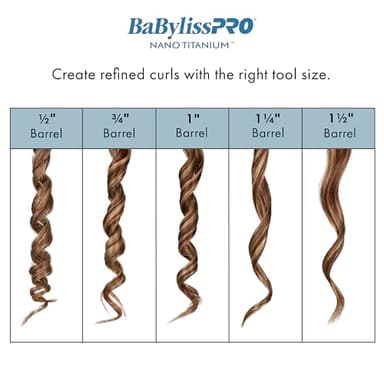 BaBylissPRO Nano Titanium 1 inch Curling Iron with Extended Barrel, Professional Spring Hair Curler for Medium to Longer Hair Types - Image 8