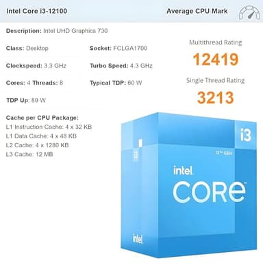 Dell Vostro 3030 3000 Tower Business Desktop Computer, 12th Gen Intel 4-Core i3-12100 (Beat i5-11500T), 16GB DDR5 RAM, 512GB PCIe SSD, WiFi 6, Bluetooth, DisplayPort, HDMI, Type-C, Windows 11 Pro - Image 3