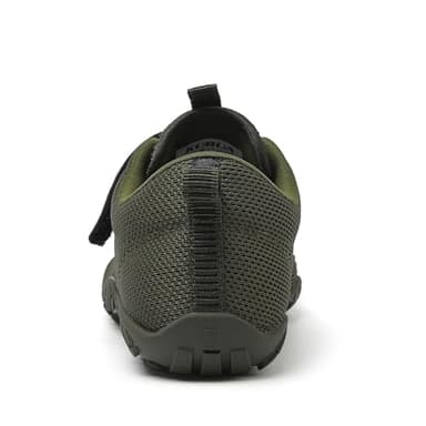 KUBUA Boys Girls Sneakers Kids Sports Barefoot Shoes for Indoor Outdoor Walking Running Athletic Gym Tennis B Green Size 4 Big Kid - Image 4