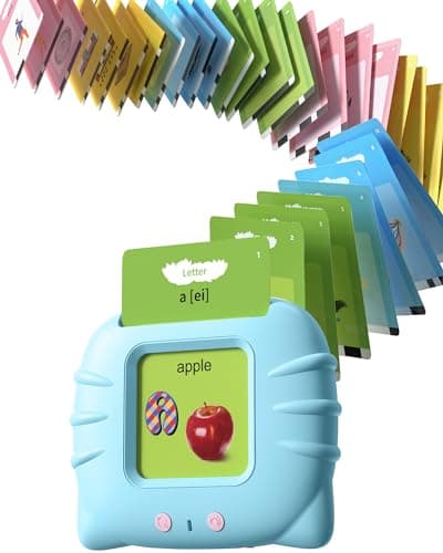 510 Words, Talking Flash Cards for Toddler 1 2 3 4 Year Olds, Language Learning and Montessori Toys with 31 Themes, Pocket Speech Therapy and Autism Toys, Children's Sensory Educational Device