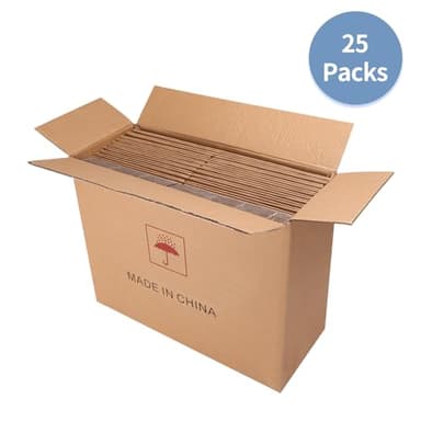 Hoikwo 8x8x8 Shipping Boxes Set of 25, White Corrugated Cardboard Box for Small Business for Packaging Mailing - Image 7