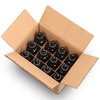 12 Pack, 2 oz Glass Dropper Bottle with 3 Stainless Steel Funnels & 1 Long Glass Dropper - 60ml Amber Tincture Bottles with Eye Droppers for Essential Oils, Liquids - Leakproof Travel Bottle - Image 8
